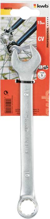 kwb 460215 Ring-steeksleutel 1 stuks Sleutelbreedte (metrisch) 15 mm — Foto 3 von 3