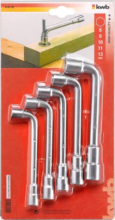 Dubbele Steeksleutels TC-Tray 8 Delig 6-22 mm TT6208 Teng Tools