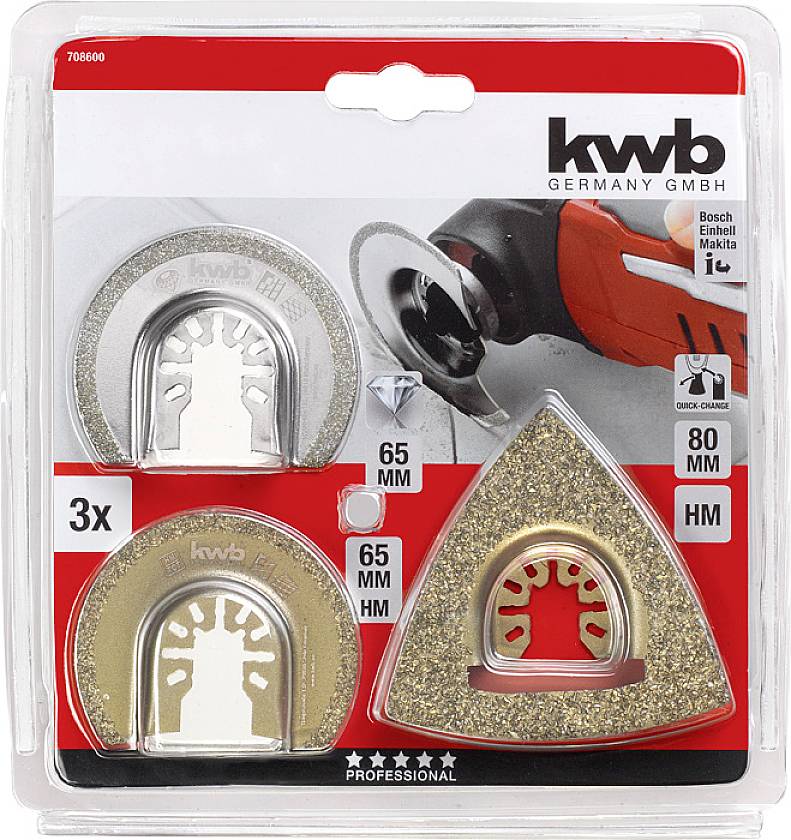kwb 708600 Tegelset 3 stuk(s) – Foto 3 van 3