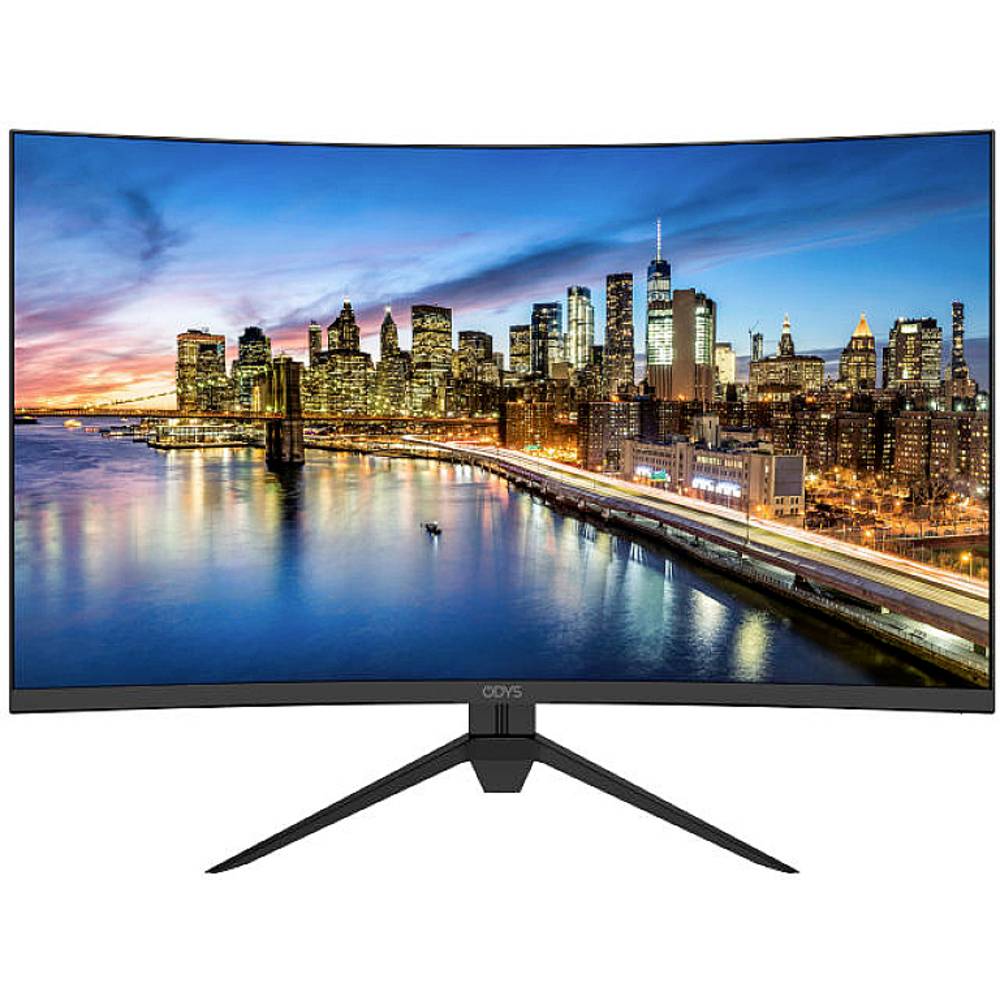 ODYS XP32 curved Gaming monitor 81.3 cm (32 inch) Energielabel G (A - G) 2560 x 1440 Pixel WQHD HDMI, DisplayPort, USB, Hoofdtelefoon (3.5 mm jackplug) VA LED