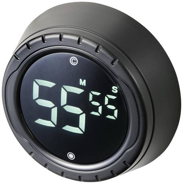 Sygonix  Timer Zwart Digitaal