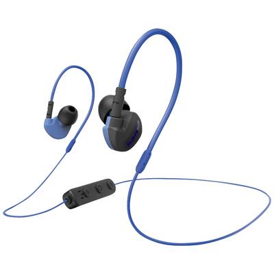 Hama Freedom Athletics In Ear oordopjes Bluetooth HiFi Stereo Zwart/blauw  
