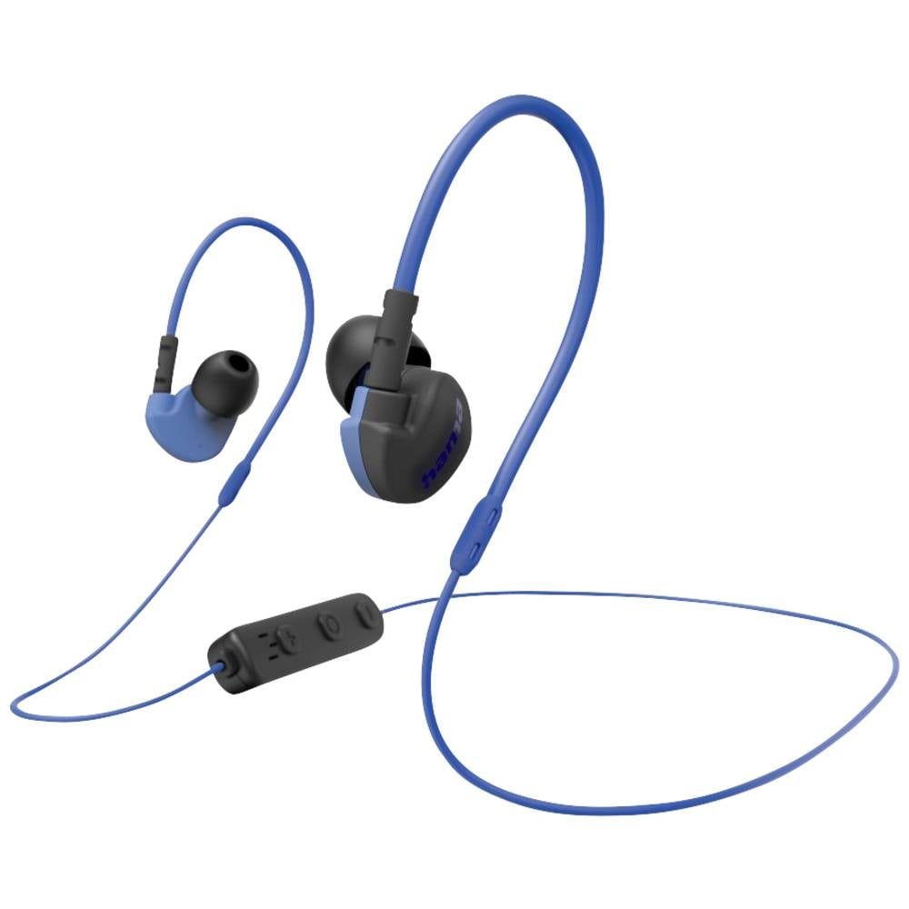 Hama Freedom Athletics In Ear oordopjes HiFi Bluetooth Stereo Zwart/blauw