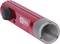 Rood, handig gereedschap van KS Tools met zwarte instelknop en zilveren inzetstuk, geschikt voor precisiewerk.