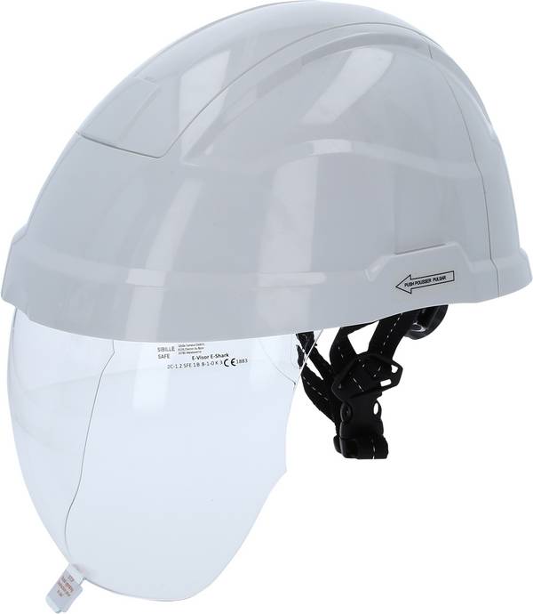 KS Tools 1170118 117.0118 Veiligheidshelm EN 397, EN 50365 DIN 166, DIN 167, DIN 168, DIN 170  Wit