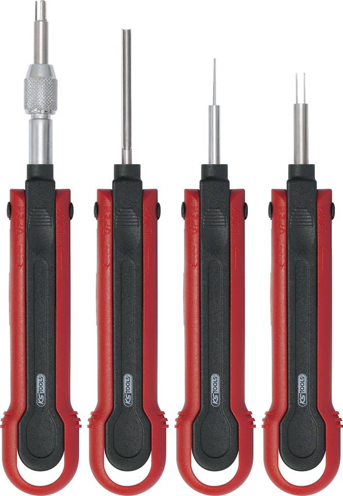 KS Tools 150.0805 Profi-ontgrendelingsgereedschapsset NFZ, Upgrade1, 4-delig