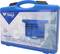 Een blauwe gereedschapskoffer van Brilliant Tools met de tekst 'BT551300 Injectorseat- en schachtreiniging set, 21-delig'.