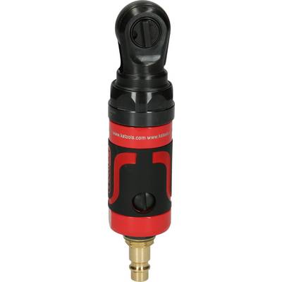 Ratel, compact en ergonomisch, met rood en zwart design, toont het KS Tools-logo. Geschikt voor schroefwerkzaamheden.