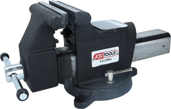 KS Tools 9140006  Bankschroef 914.0006 Bekbreedte: 150.0 mm Spanbreedte (max.): 160 mm