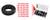 Afbeelding van een zwarte ring naast een doos met verschillende afdichtingsringen in meerdere maten. Overzicht van de maten in het Duits:<br><br>- 10 mm<br>- 15 mm<br>- 20 mm<br>- 25 mm<br>- 30 mm<br>- 35 mm<br>- 40 mm