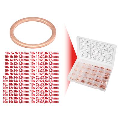 KS Tools 970.0140 Assortiment koperringen, 5-28, 300-dlg KS Tools 970.0140 Assortiment koperringen, 5-28, 300-dlg