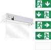 ESYLUX EN10031656 Vluchtwegverlichting Plafondinbouwmontage, Wandinbouwmontage Naar boven, Links, Rechts, Naar beneden
