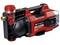 Einhell waterpomp Aquinna, rood-zwart design, compacte bouw met handgreep, geschikt voor tuinbesproeiing en watervoorziening.