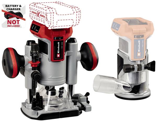 Einhell Professional TP-RO 18 Set Li BL - Solo 4350410 Bovenfreesmachine Zonder accu, Zonder lader