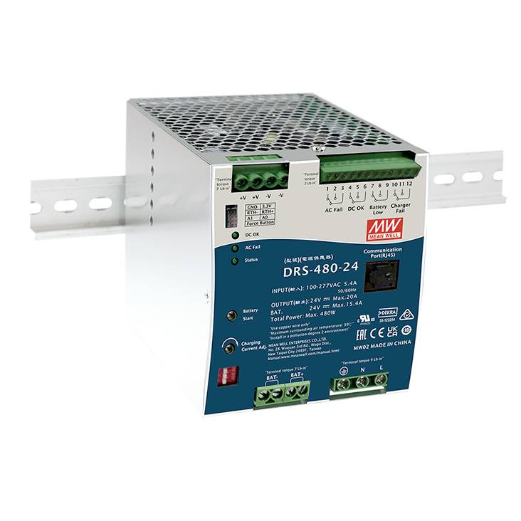 Mean Well DRS-480-36 DIN-skena nätaggregat 36 V 13.3 A 480 W 1 x