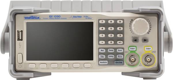 Metrix GX 1030 Functiegenerator  0.01 MHz - 30 MHz  Arbitrair, Driehoek, Lorentz-verdeling, Puls, Zaagtand, Ruis, Blok, Signaal, Sinus