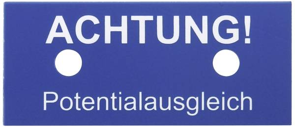 DEHN 480599 Aanwijzingsbord Waarschuwing Kunststof     10 stuk(s)