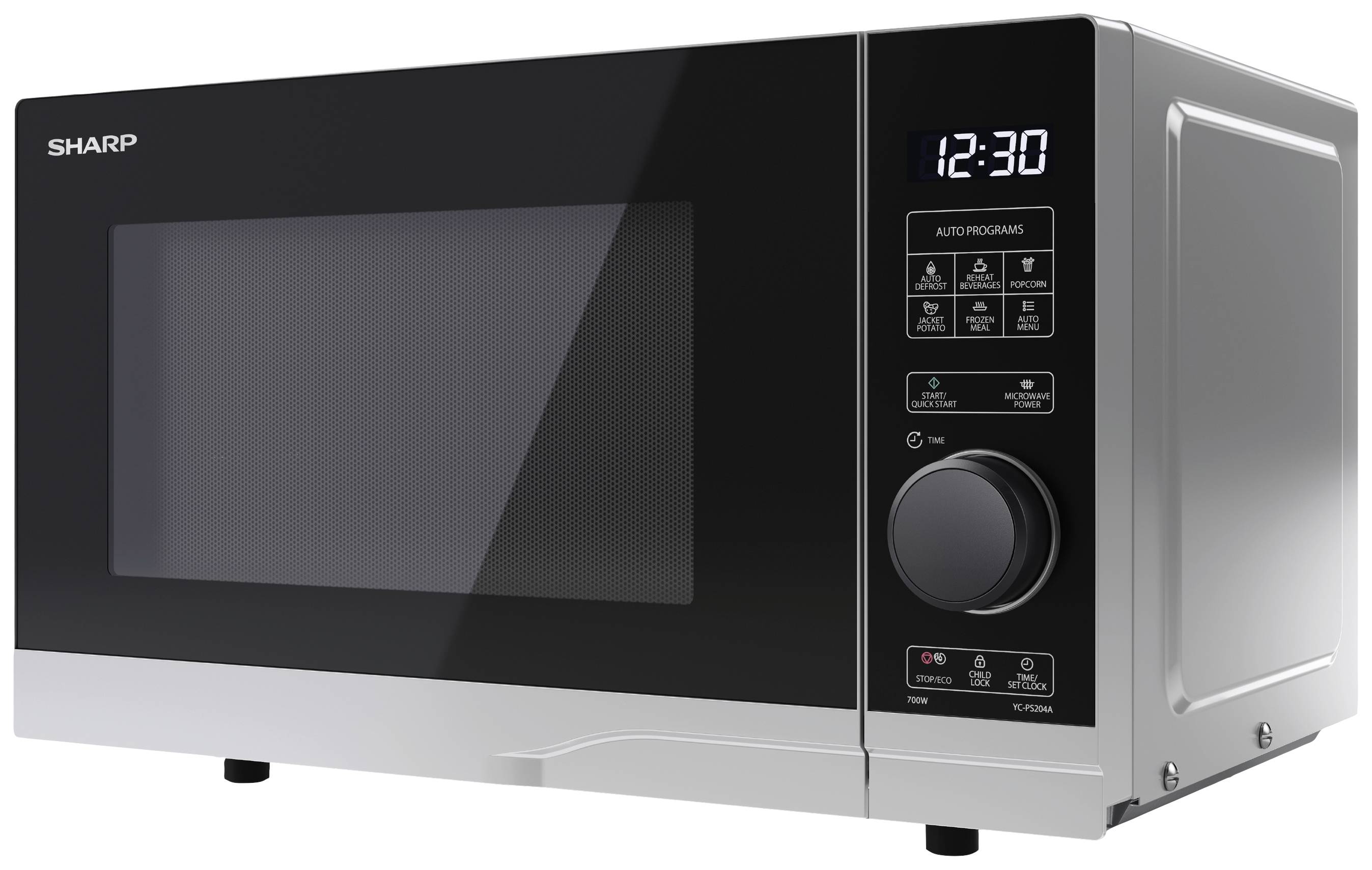 Sharp YC-PS204AE-S magnetron - 700W - 20 liter - zilver-4