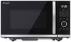 Sharp Quality serie YC-QG254AE-B Magnetron met grill Zwart