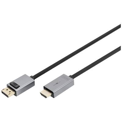 Digitus HDMI Aansluitkabel HDMI-A stekker 3 m Zwart DB-340202-030-S Vergulde steekcontacten HDMI-kabel