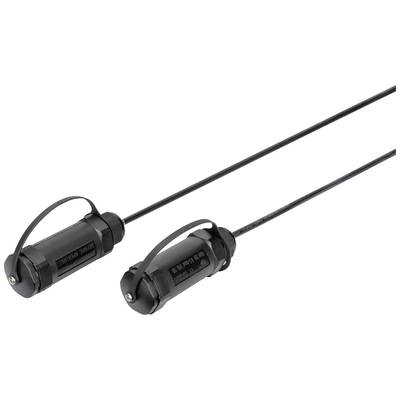 Digitus HDMI Aansluitkabel HDMI-A stekker 15 m Zwart AK-330130-150-S Vergulde steekcontacten HDMI-kabel