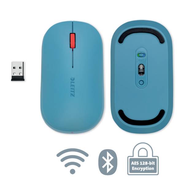 Muis Leitz draadloos Cosy blauw-6