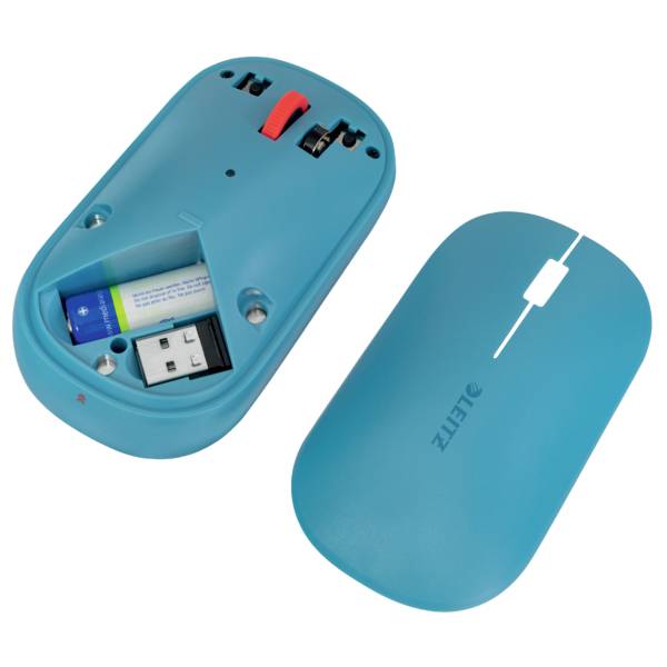 Muis Leitz draadloos Cosy blauw-1