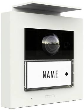 m-e modern-electronics VS-21 W Vistasmart Buitenunit voor Video-deurintercom LAN, WiFi  Wit