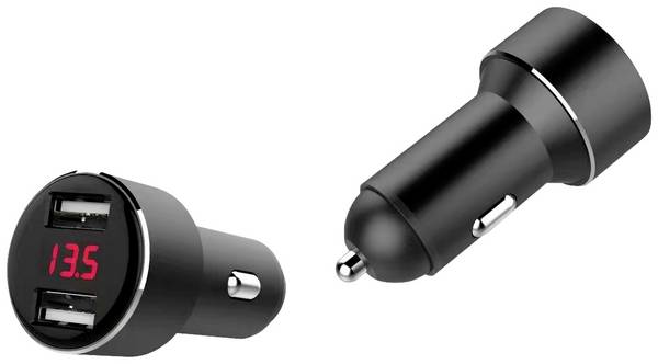 IWH DUAL USB USB-oplader dual met spanningsindicatie Stroombelasting (max.): 4800 mA   12 of 24 V=