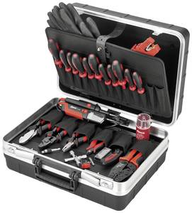 Conrad Cimco Gereedschapskoffer (gevuld) 24-delig (l x b x h) 395 x 455 x 205 mm aanbieding Conrad Cimco Gereedschapskoffer (gevuld) 24-delig (l x b x h) 395 x 455 x 205 mm aanbieding