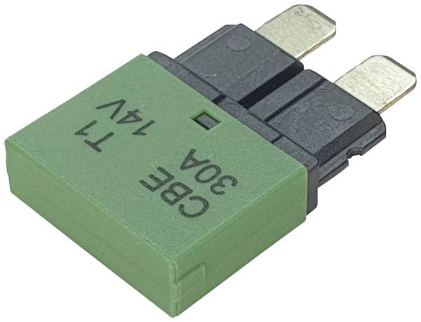 Hansor  CBE1-3014 Zekeringautomaat standaard vlakzekering 30 A Groen 1 stuk(s)