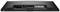 Achterkant van een computermonitor met verschillende aansluitingen: HDMI, VGA, USB en stroomaansluiting.