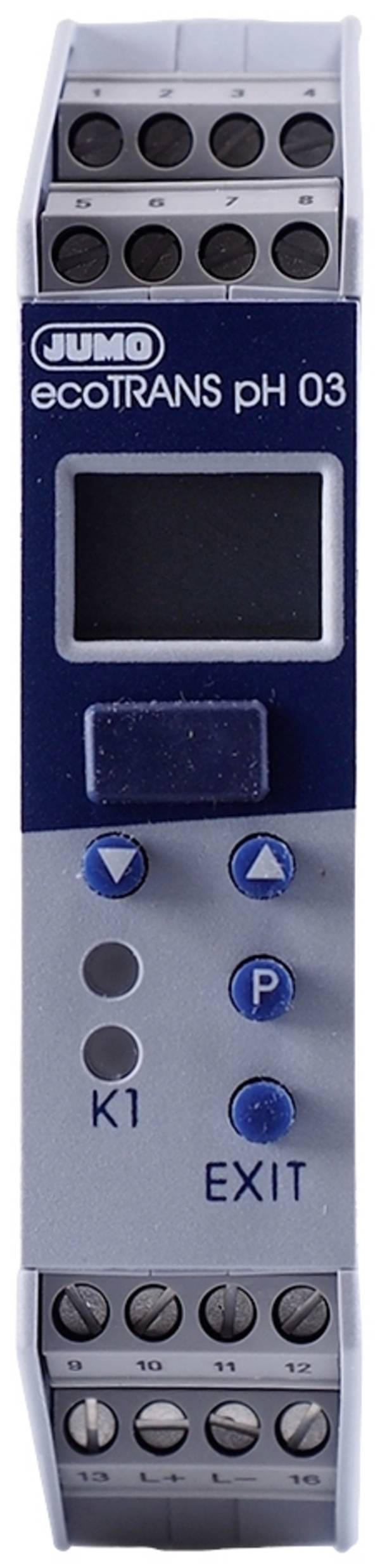 Jumo Meetomvormer/schakelaar voor pH-waarde/redox-spanning en temperatuur, relais, setup 00508664