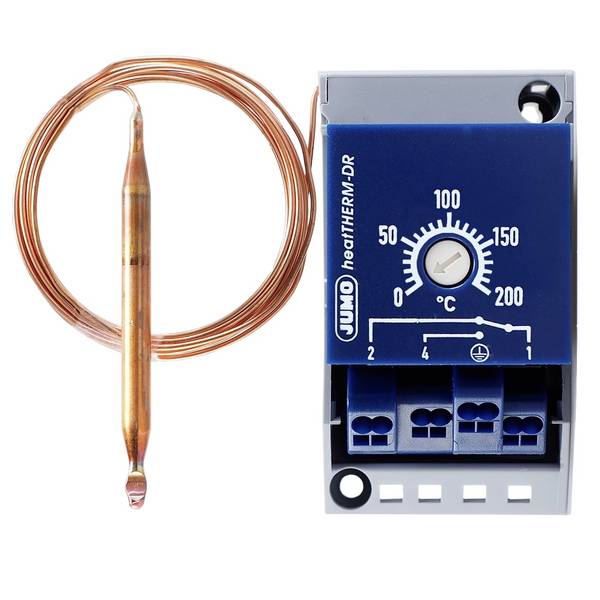 Jumo 60003284 Tweestandenregelaar Temperatuurbewaker 230 °C (max.) Relais 16 A