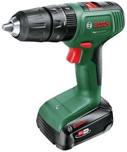 Conrad Bosch Home and Garden 06039D810D Accu-klopboor/schroefmachine 18 V 1.5 Ah Li-ion Incl. 2 accu's, Incl. lader, Incl. koff... aanbieding