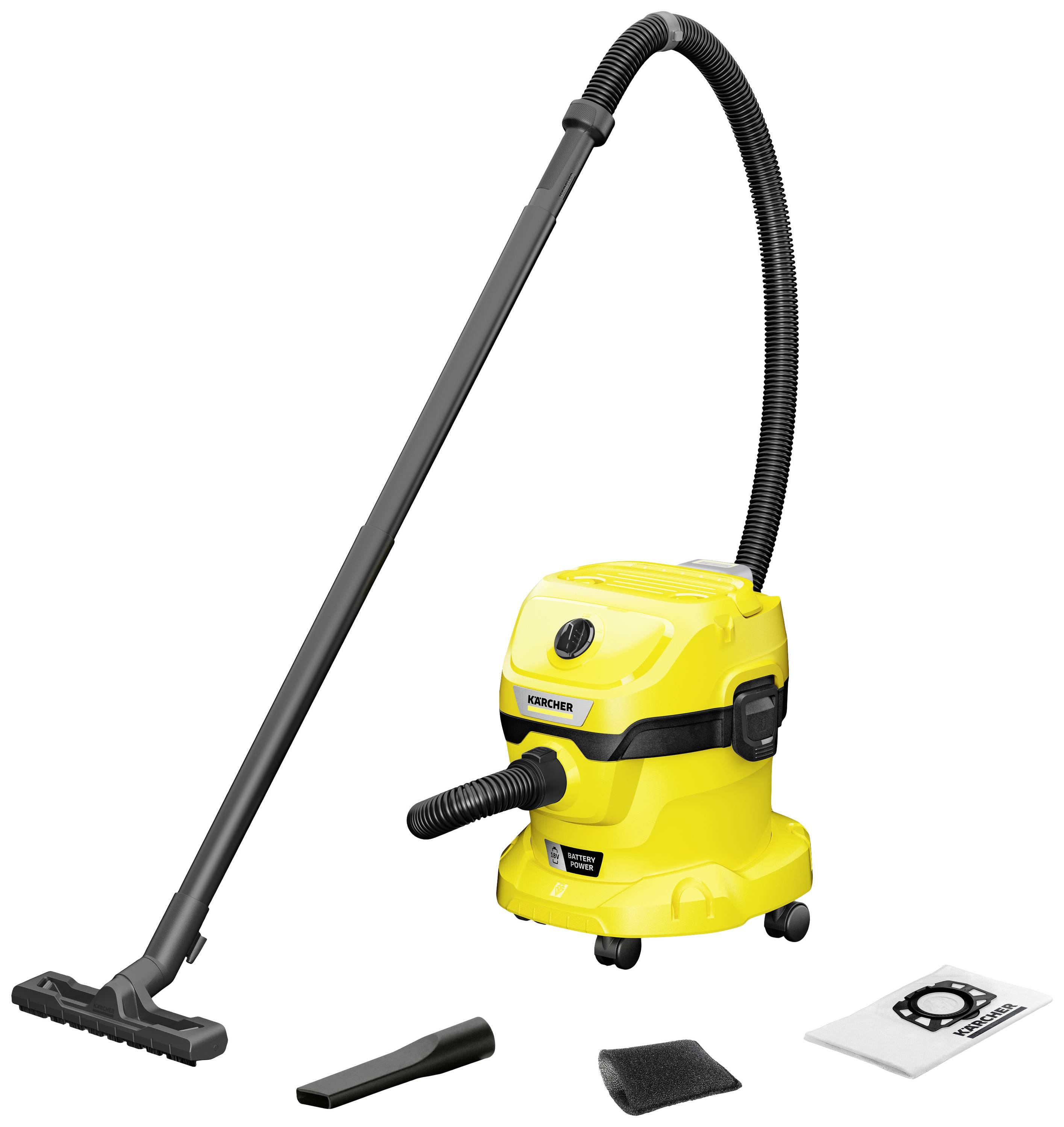 Krcher Staubsauger CORDLESS WET AND DRY VACUUM CLEANER WD 2-18 V-1218 – Foto 3 von 3