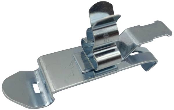 TRU COMPONENTS Schildklem Klem-Ø (max.) 6 mm Verenstaal 1 stuk(s)