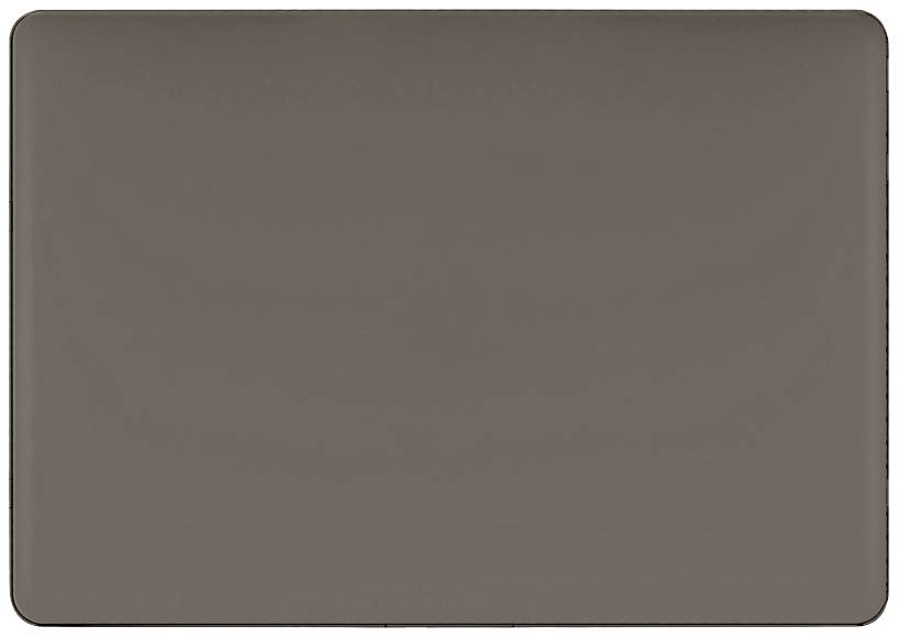 Een rechthoekige, grijsbruine oppervlakte zonder zichtbare patronen of structuren.