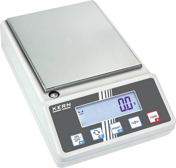Kern 572-57 Precisie weegschaal  Weegbereik (max.) 24 kg Resolutie 0.1 g werkt op stekkernetvoeding Wit, Zwart, Zilver