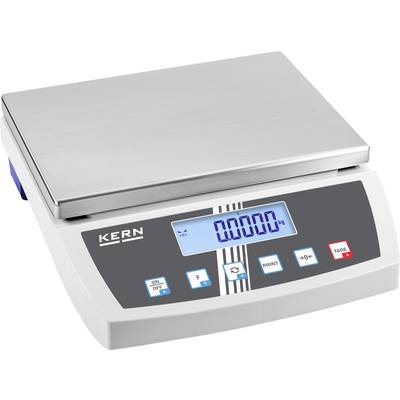 Kern FKB 8K0.1 Tafelweegschaal Weegbereik (max.) 8 kg Resolutie 100 mg Zilver, Wit, Zwart