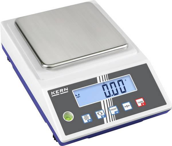 Kern PCB 3000-2 Precisie weegschaal  Weegbereik (max.) 3.6 kg Resolutie 0.01 g werkt op stekkernetvoeding, werkt op batterijen Grijswit, Donkerblauw