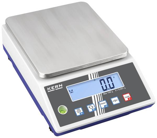 Kern PCB 6000-1 Precisie weegschaal  Weegbereik (max.) 6 kg Resolutie 0.1 g werkt op stekkernetvoeding, werkt op batterijen Grijswit, Donkerblauw