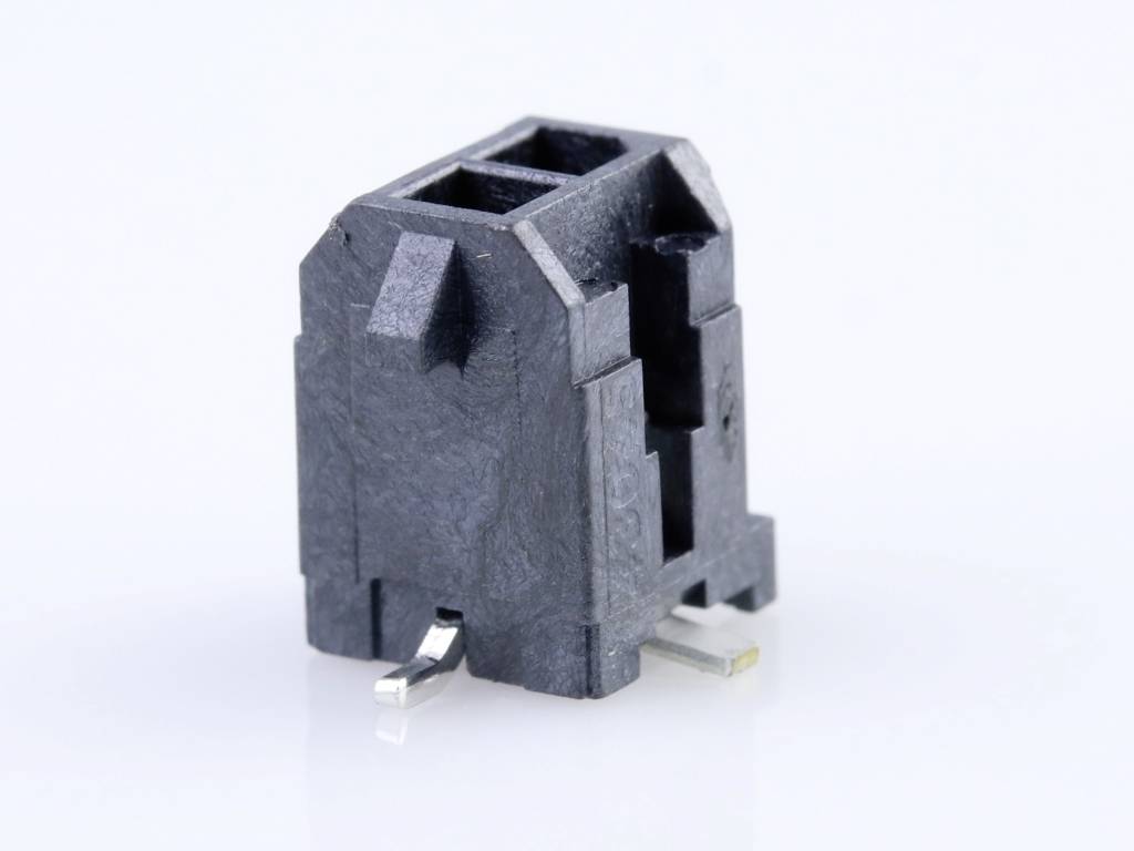 Molex 430450218 Male header, inbouw (standaard) Totaal aantal polen: 2 Rastermaat: 3.00 mm Inhoud: 1 stuk(s) Tape on Full reel