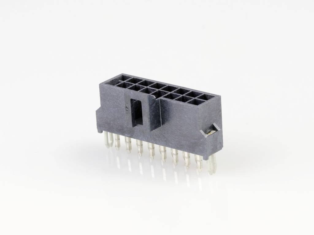 Molex 1053121216 Female header, inbouw (standaard) Totaal aantal polen: 16 Rastermaat: 2.50 mm Inhoud: 1 stuk(s) Tray