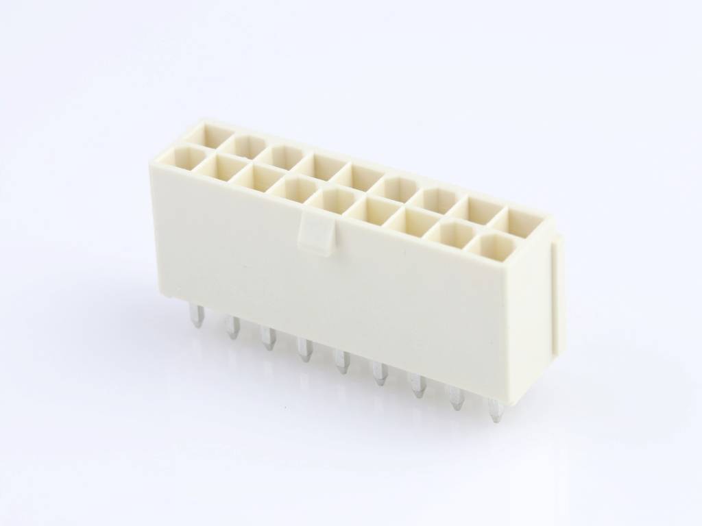 Molex 874271842 Female header, inbouw (standaard) Totaal aantal polen: 18 Rastermaat: 4.20 mm Inhoud: 1 stuk(s) Bulk