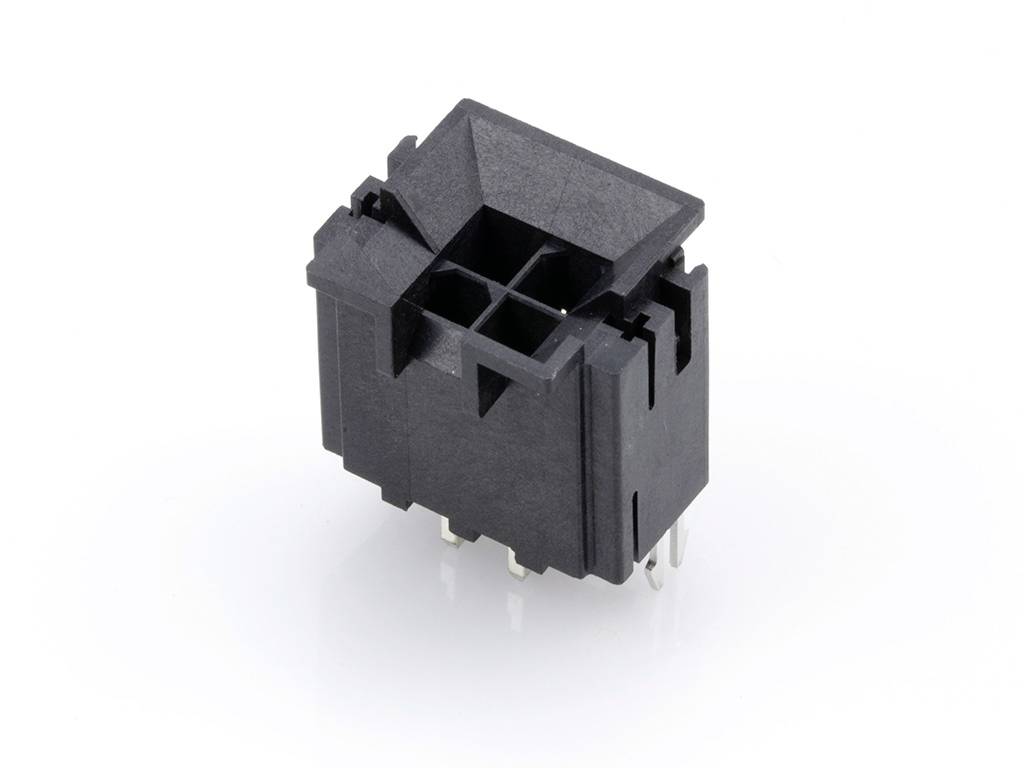 Molex 440680089 Male header, inbouw (standaard) Totaal aantal polen: 4 Rastermaat: 4.20 mm Inhoud: 1 stuk(s) Tray
