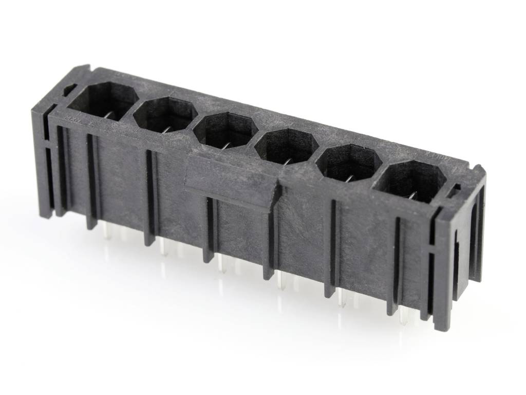Molex 431600306 Male header, inbouw (standaard) Totaal aantal polen: 6 Inhoud: 1 stuk(s) Tray