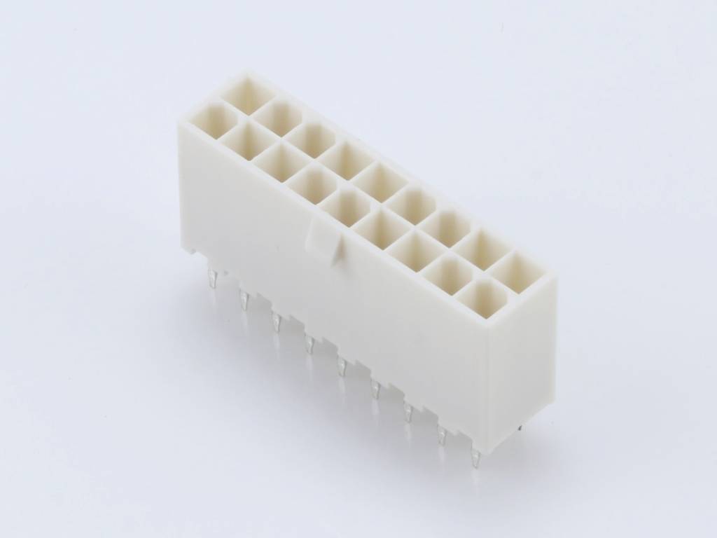 Molex 39288180 Female header, inbouw (standaard) Totaal aantal polen: 18 Rastermaat: 4.20 mm Inhoud: 1 stuk(s) Bulk