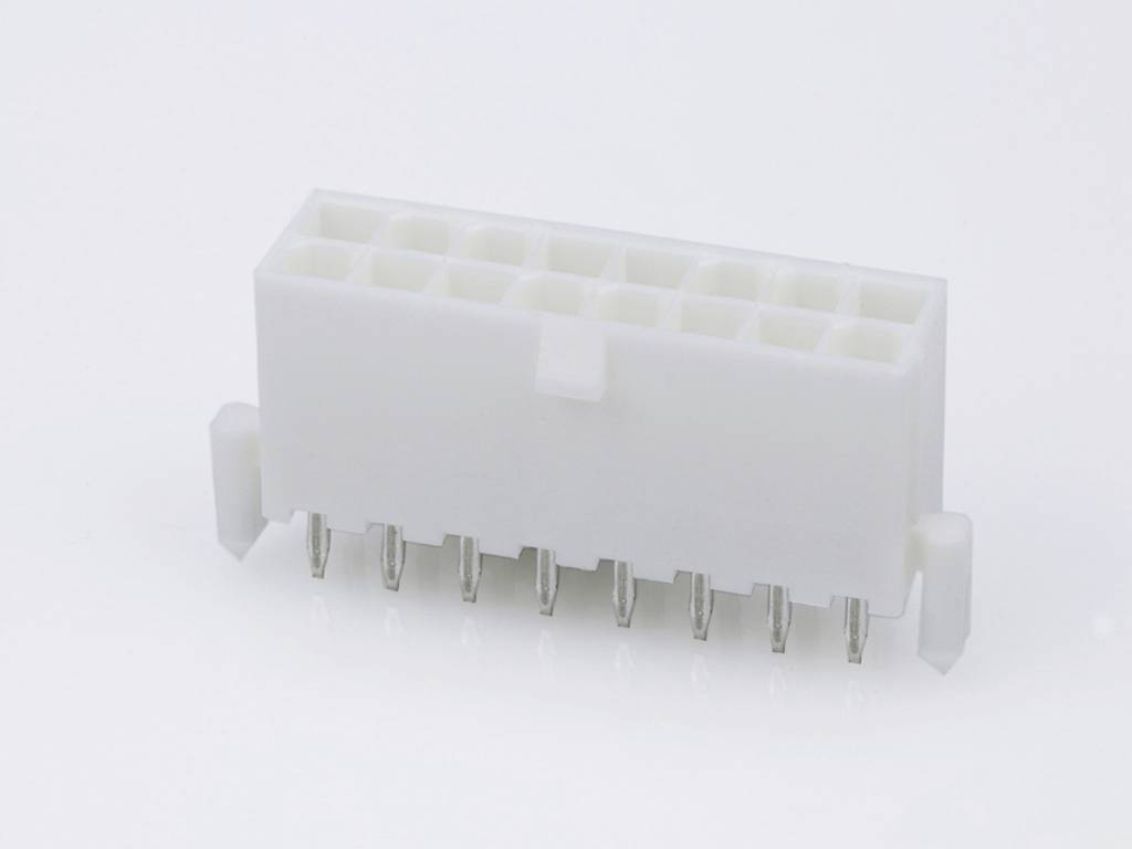 Molex 39299166 Female header, inbouw (standaard) Totaal aantal polen: 16 Rastermaat: 4.20 mm Inhoud: 1 stuk(s) Tray