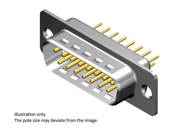 Molex  1727040071 D-sub connector  Aantal polen: 37 Soldeerpennen 1 stuk(s) Box